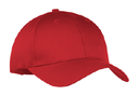 Six-Panel Twill Cap - Red