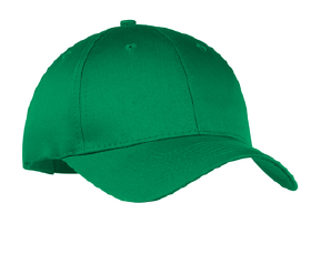 Six-Panel Twill Cap - Kelly Green