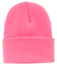 Knit Cap - Neon Pink