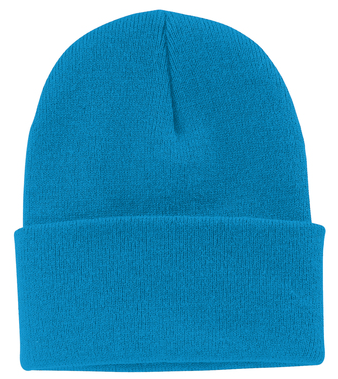 Knit Cap - Neon Blue