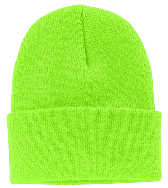 Knit Cap - Neon Green