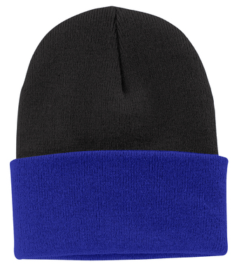 Knit Cap - Black/Athletic Royal