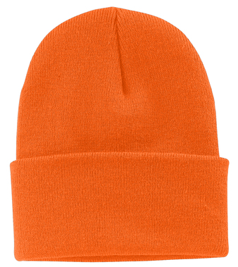 Knit Cap - Neon Orange