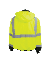 FrogWear® HV High-Visibility Black Interior Winter Bomber Jacket