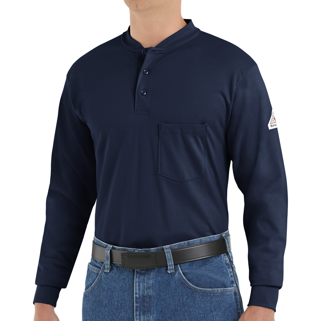[UF-SEL2] Bulwark Men's Lightweight FR Henley