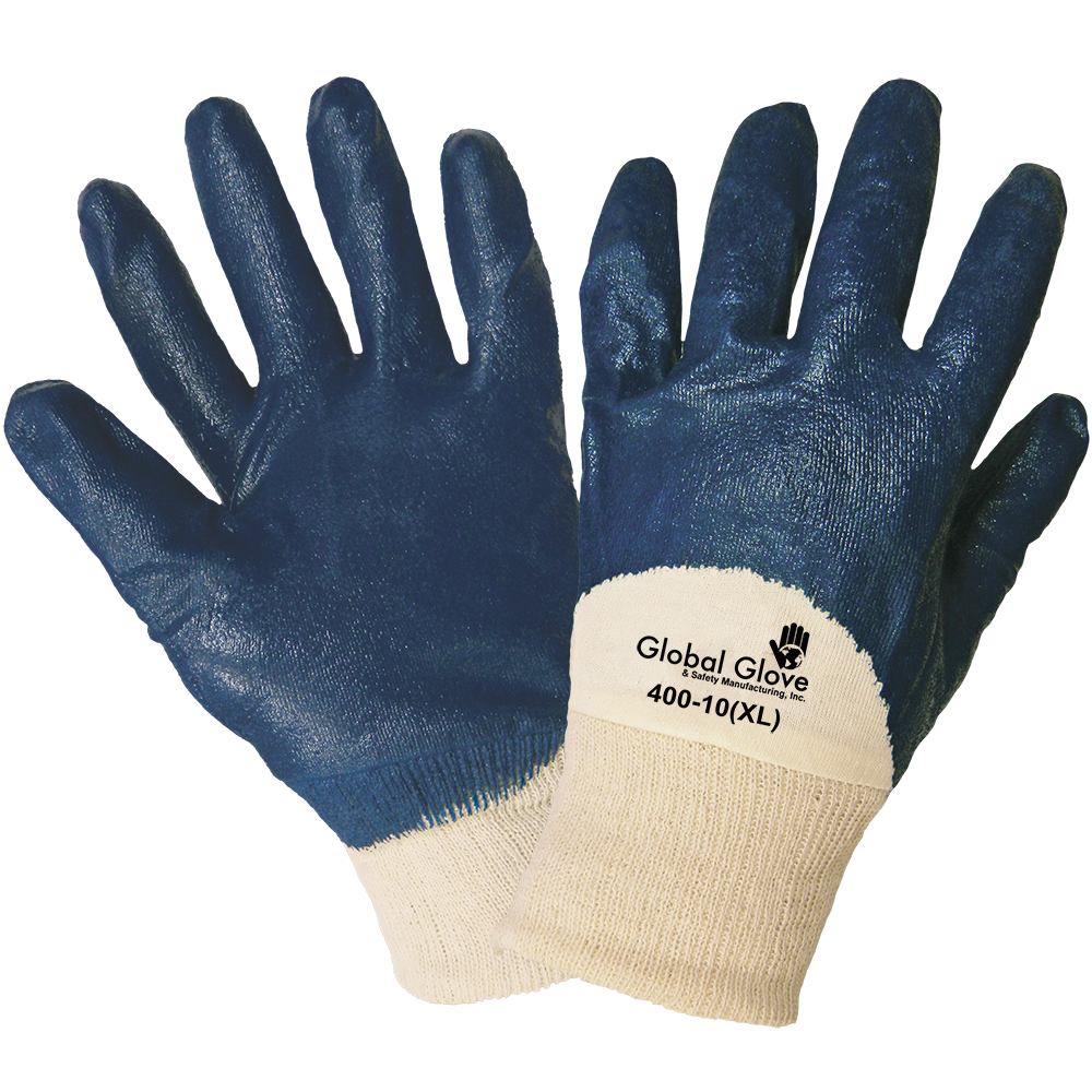 Two Piece Interlocked 3/4 Dipped Gloves, XXL