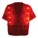 Hi Vis Lightweight Mesh Safety LED Vest