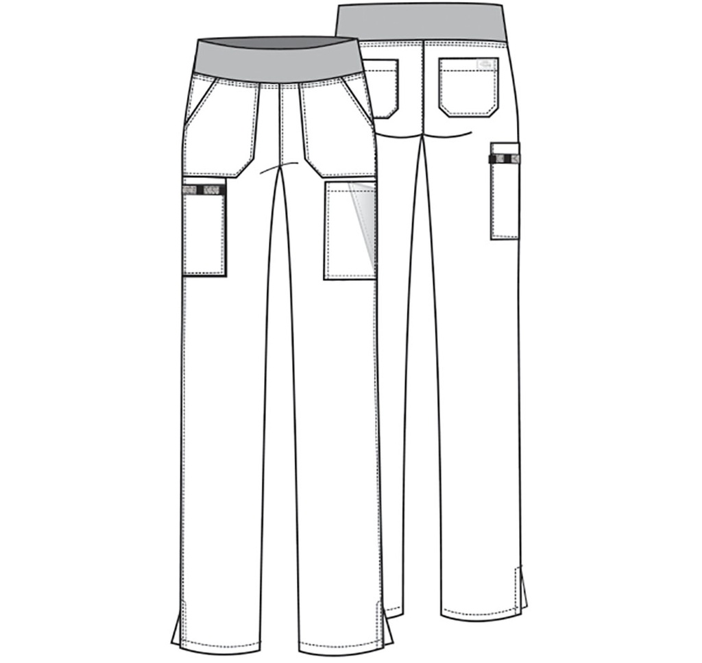 [UF-DK005] Natural Rise Tapered Leg Pull-On Pant