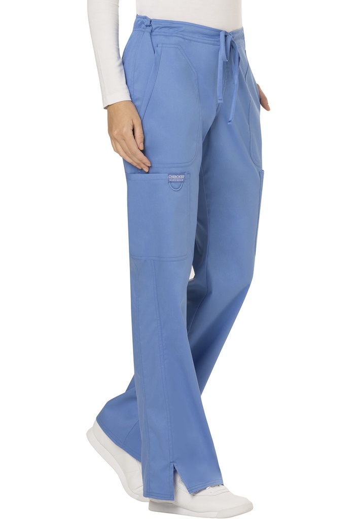 [UF-WW120] Mid Rise Moderate Flare Drawstring Pant