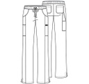 [UF-DK010] Mid Rise Straight Leg Drawstring