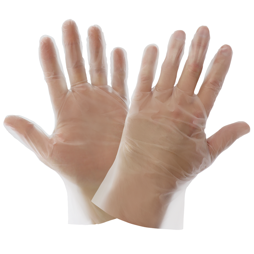 Powder-Free TPE Disposable Gloves (Sizes S-XL; 200 gloves per box)