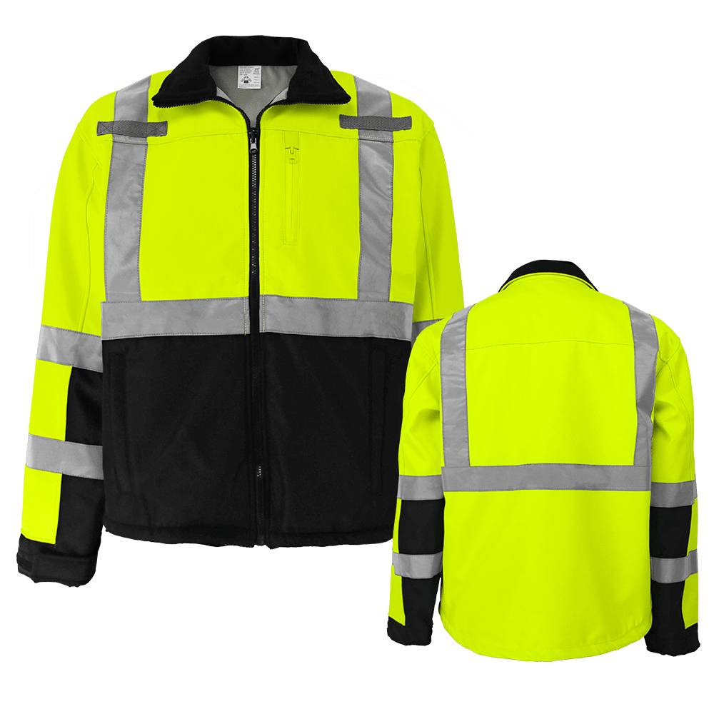 [SA-GLO-SJ1] FrogWear® HV Premium Fleece-Lined Softshell Jacket