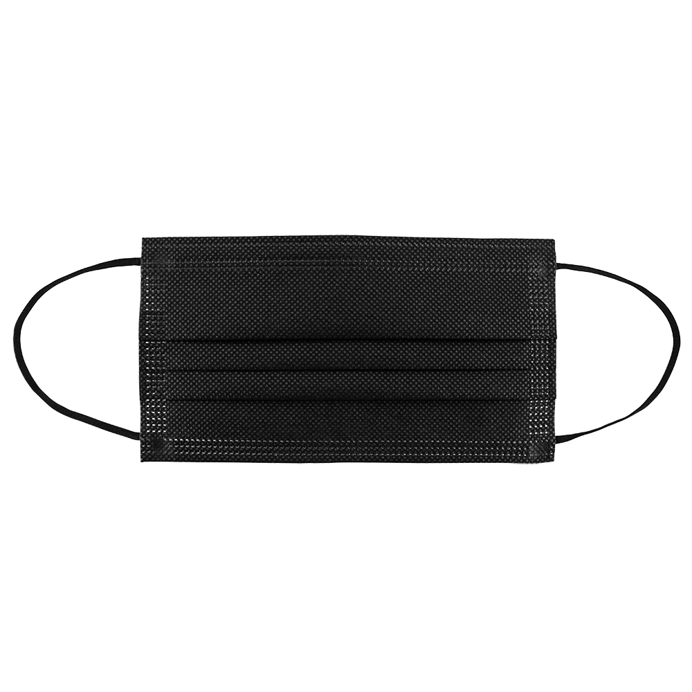 FrogWear™ Lightweight, Black, Disposable Mask, Sold by the case