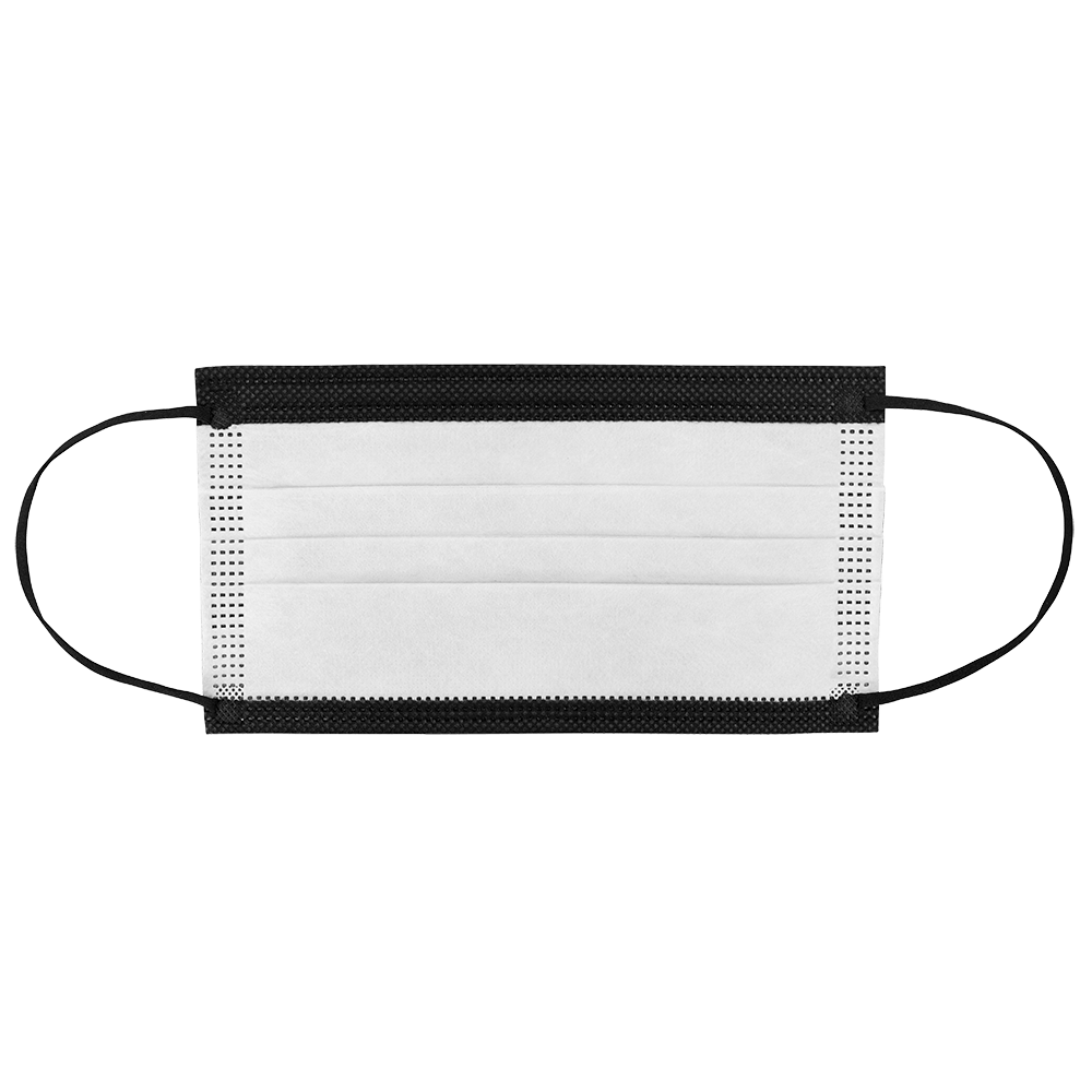 FrogWear™ Lightweight, Black, Disposable Mask, Sold by the case