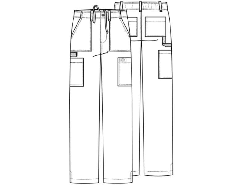 [UF-DK015] Men's Natural Rise Drawstring Pant
