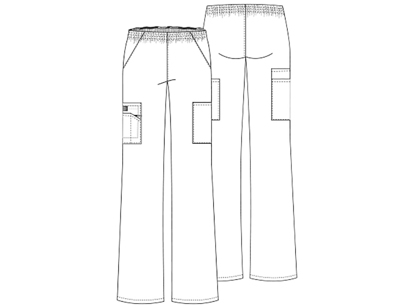[UF-86106] Natural Rise Tapered Leg Pull-On Pant