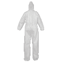 NW-COV630-Premium Microporous PE Film-Laminated Disposable Coveralls with collar. Sizes M-5XL