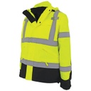 [SA-GLO-P3] FrogWear® High-Visibility Yellow/Green Three-in-One Hybrid Parka