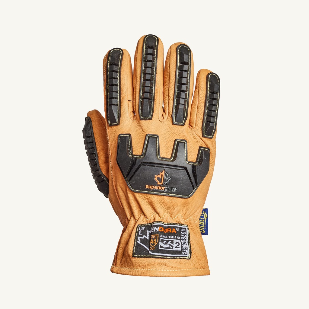 [A-378GOBBFC] Endura® Oilbloc™ Goat-Grain Driver Gloves
