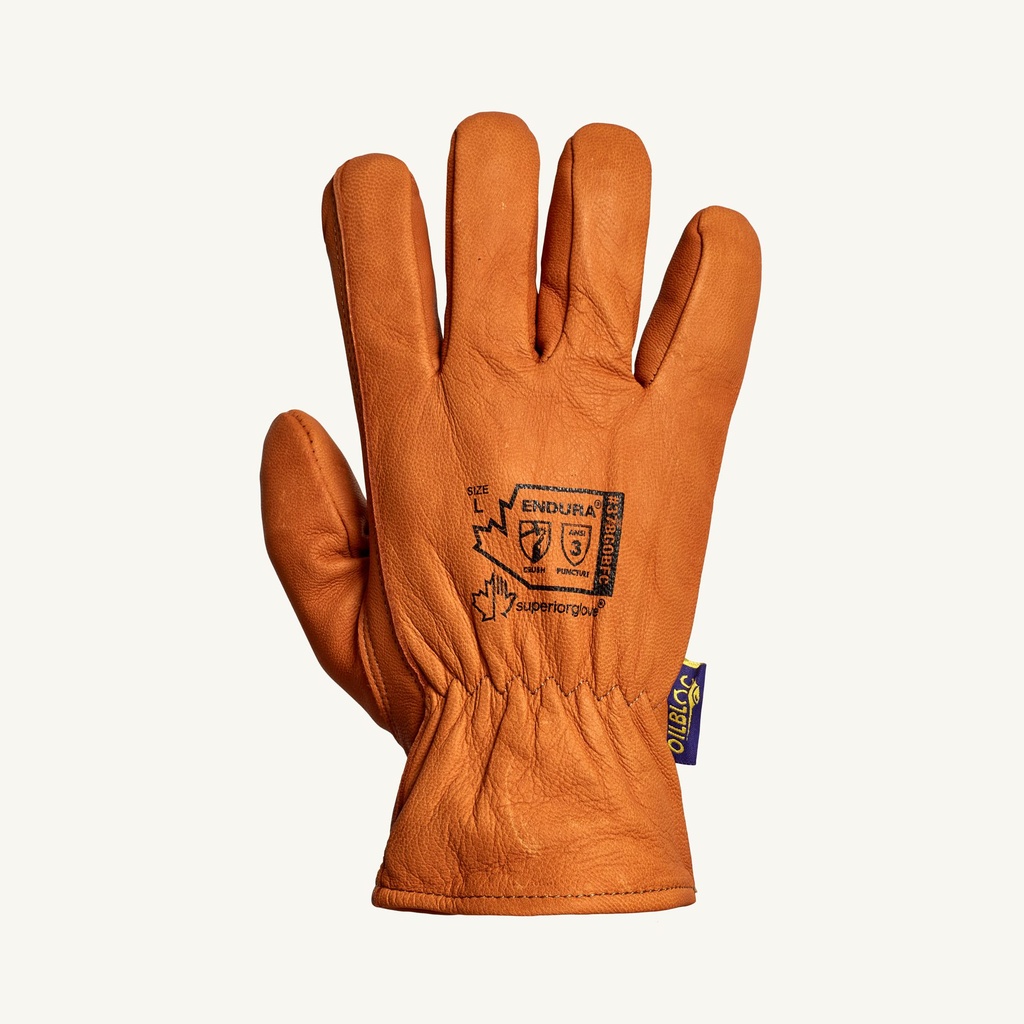 [A-378GOBFC] Endura® Oilbloc™ Goat-Grain Driver Gloves