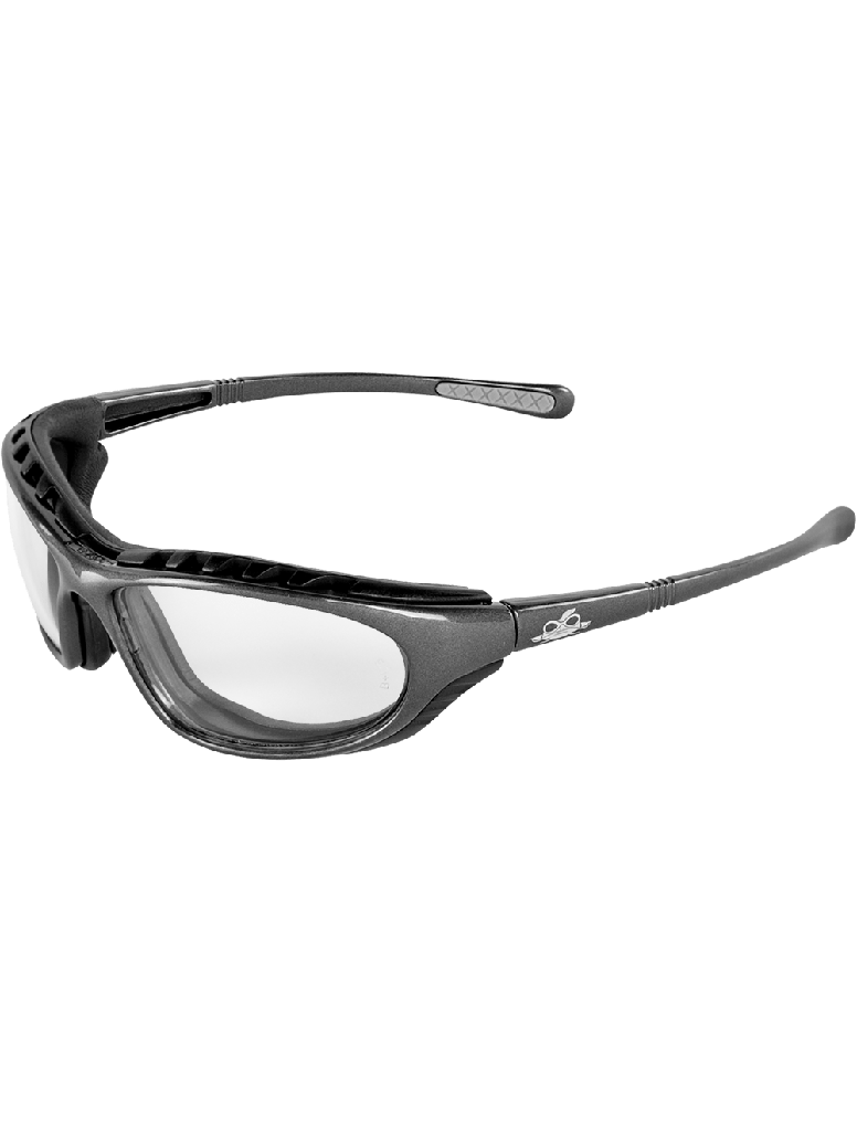 [EP-BH1391AF] Steelhead® Clear Anti-Fog Lens, Shiny Pearl Gray Frame Safety Glasses