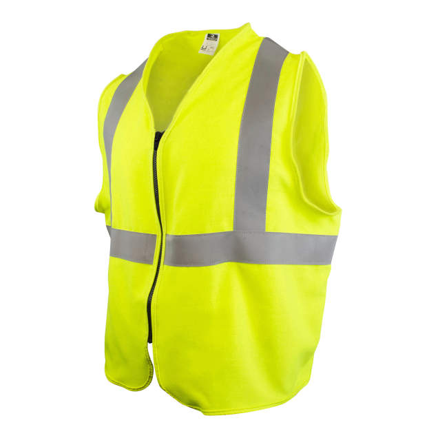 [SA-SV99-M2ZGSFR] Dual Certified FR Safety Vest, Class 2, UL and NFPA 2112 Certified for Fire/Arc Flash Protection