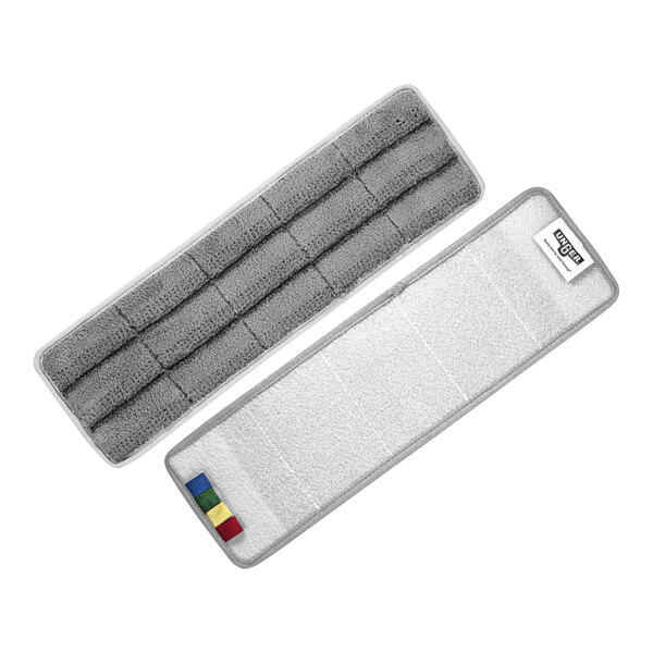 Unger OmniClean Gray Microfiber Floor Cleaning Pad (5/PK)