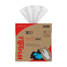Wypall X60 Absorbent Cloths, White