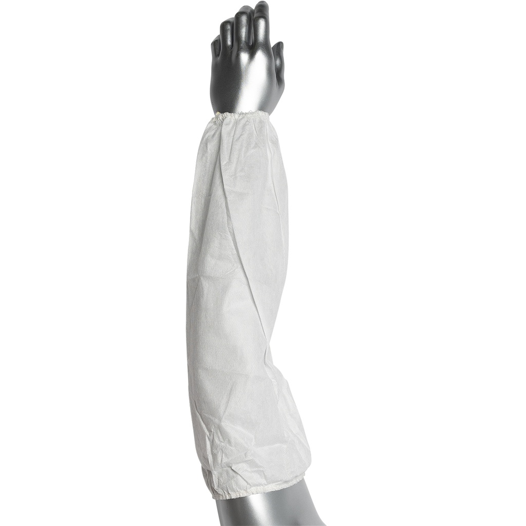 Posi-Wear® M3™ Sleeve, 18", Elastic Openings, White, 200/case