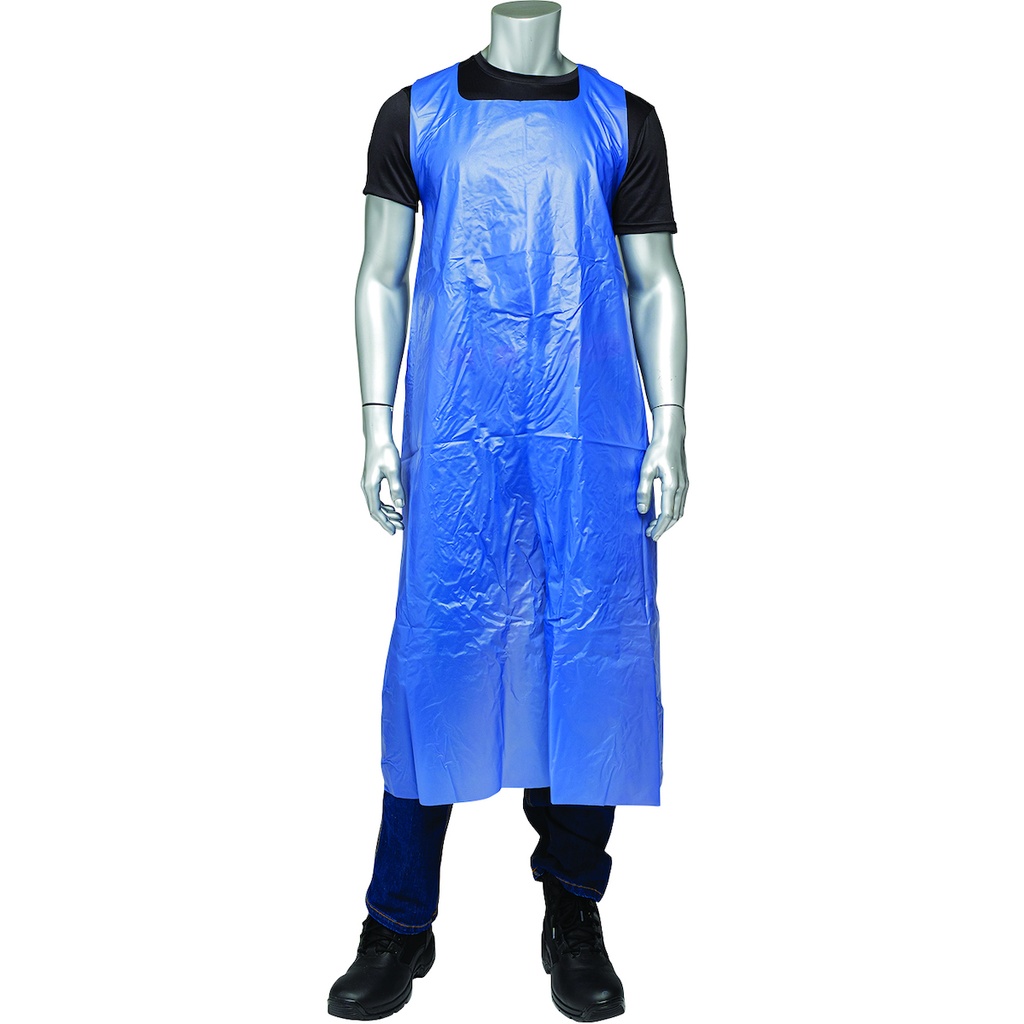 PIP® Vinyl Apron, 6 mil, 35" x 55", Blue