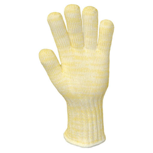 Heavy Weight Kevlar Heat Resistant Glove, Knit Wrist, Cotton Lining And Full Thumb