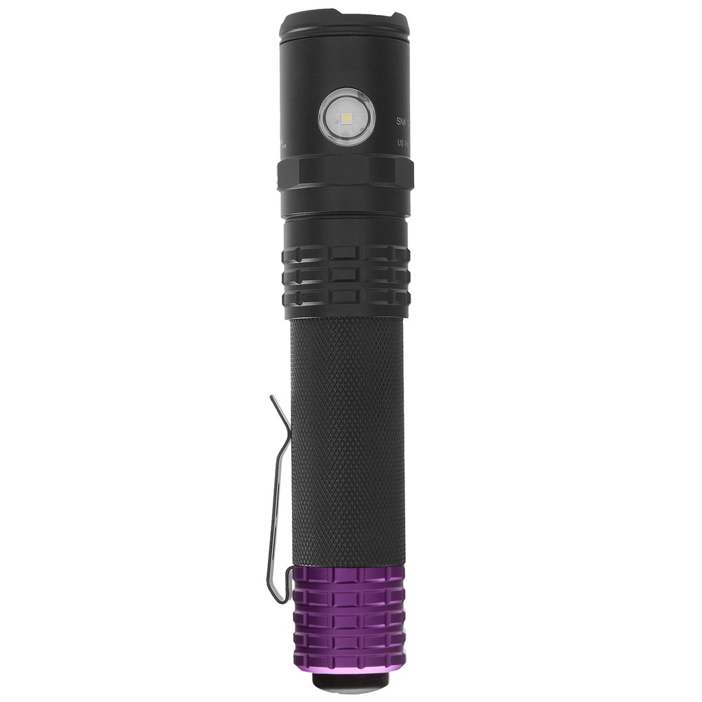 Nightstick USB Rechargeable UV Flashlight - Black Handheld