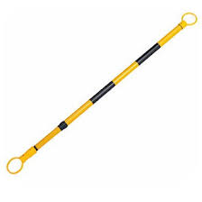 Cone Bar, Retractable 4' - 6', Yellow & Black