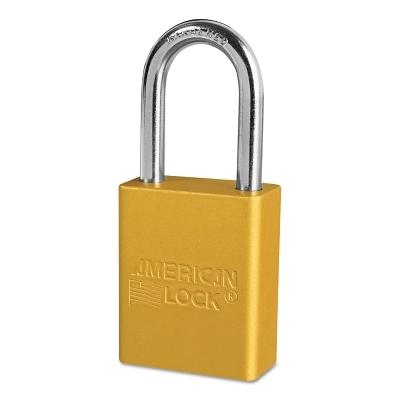 American Lock® Solid Aluminum Padlocks A1106YLW