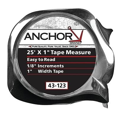 Anchor Brand Easy to Read Tape Measures 43123