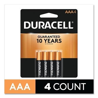 Duracell® CopperTop Alkaline Batteries DURMN2400B4Z