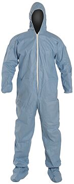 DuPont™ Tempro® Coveralls with Attached Hood and Integrated Socks