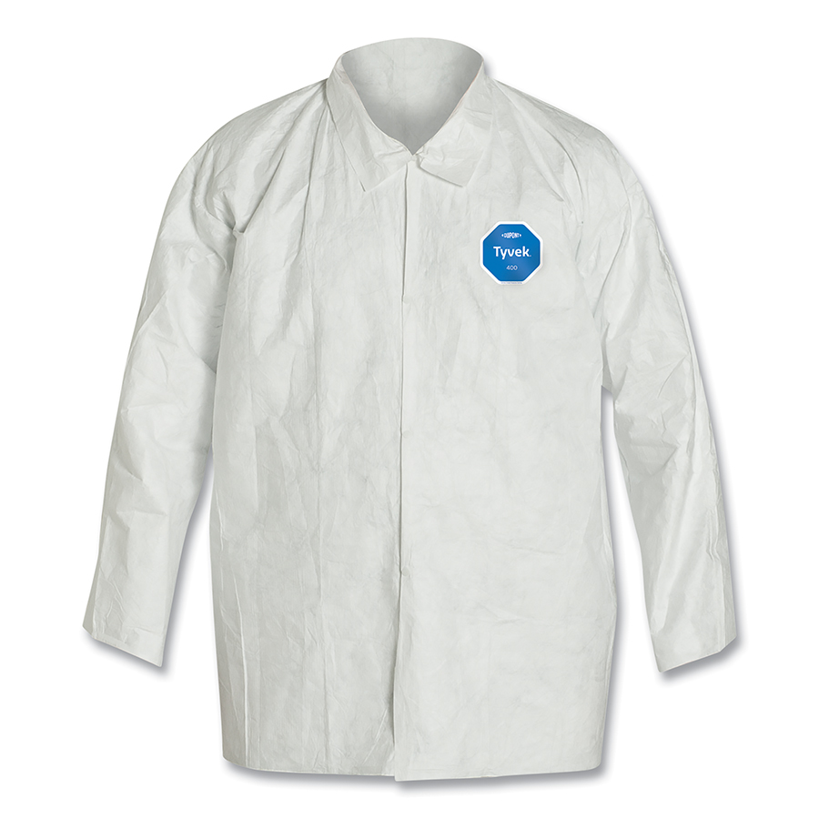 DuPont™ Tyvek® 400 Front Snap Shirts with Collar and Open Wrists