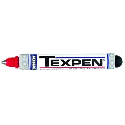 DYKEM® TEXPEN® Industrial Steel Ball Tip Paint Markers, Red