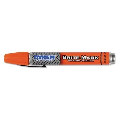 DYKEM® BRITE-MARK® 40 Threaded Cap/Barrel Permanent Paint Markers, Orange