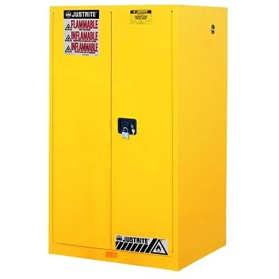 Justrite Yellow Safety Cabinets for Flammables 896000