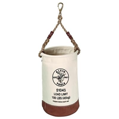 Klein Tools Load Rated Leather-Bottom Buckets 5104S