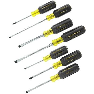 Klein Tools 7-Pc Cushion-Grip Screwdriver Sets