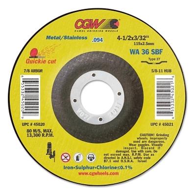 CGW Abrasives Thin Cut-Off Wheels 45020