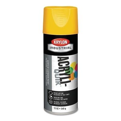 Krylon® ACRYLI-QUIK™ Acrylic Lacquer Paints, Yellow, High Gloss