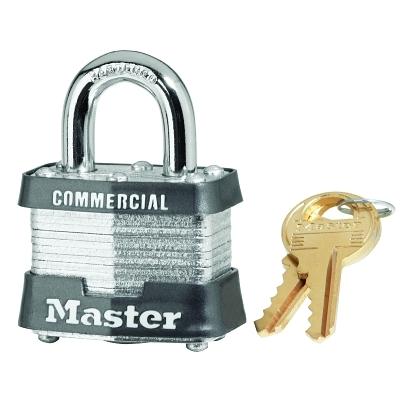 Master Lock® No. 3 Laminated Steel Padlocks 3DCOM