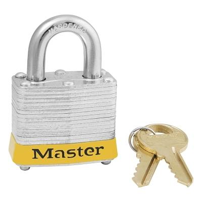 Master Lock® No. 3 Laminated Steel Padlocks 3YLW