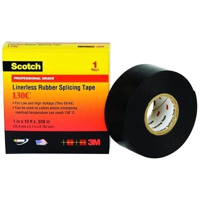 Scotch® Linerless Rubber Splicing Tapes 130C 7000006086