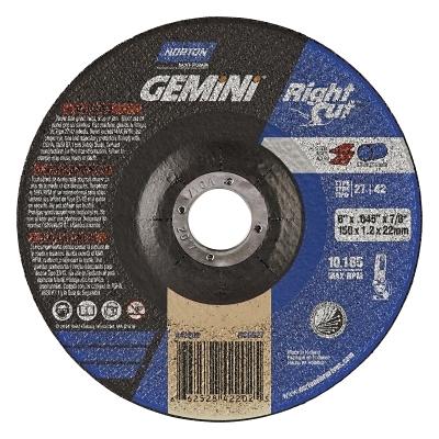 Norton Gemini® RightCut™ Right Angle Cut-Off Wheels 66252842202