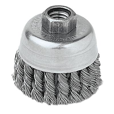 Weiler® Single Row Heavy-Duty Knot Wire Cup Brushes 13258